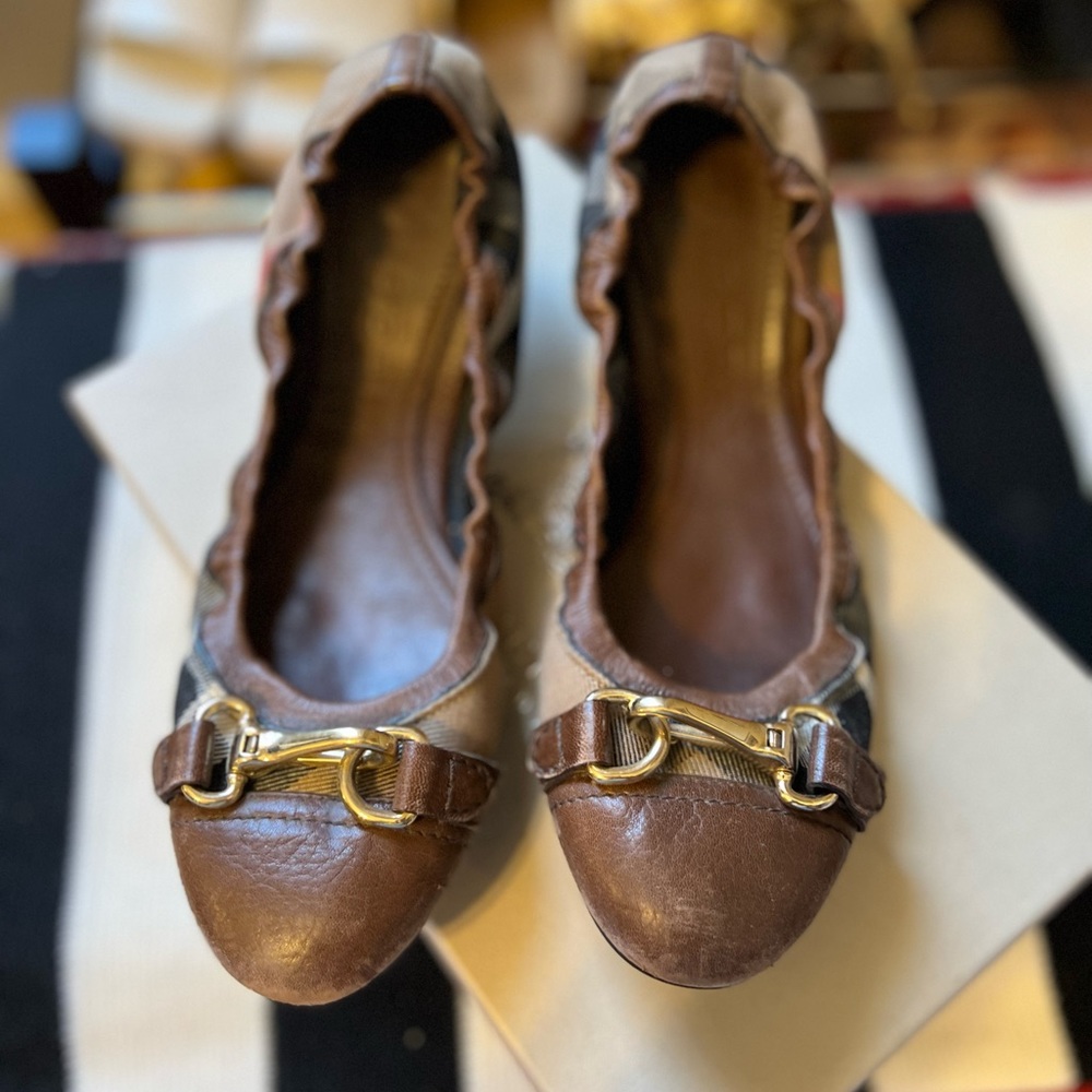 CLOTH BALLET FLATS - Picture 4 of 7